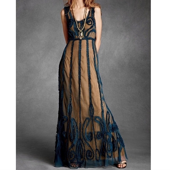 Anthropologie Dresses & Skirts - James Coviello Indigo mist gown